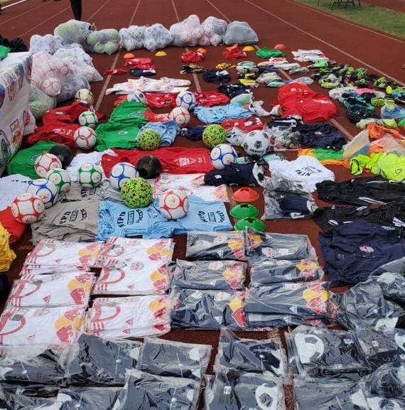         Donations for Grenada’s kids #promocaribbean #nypdsoccerteam